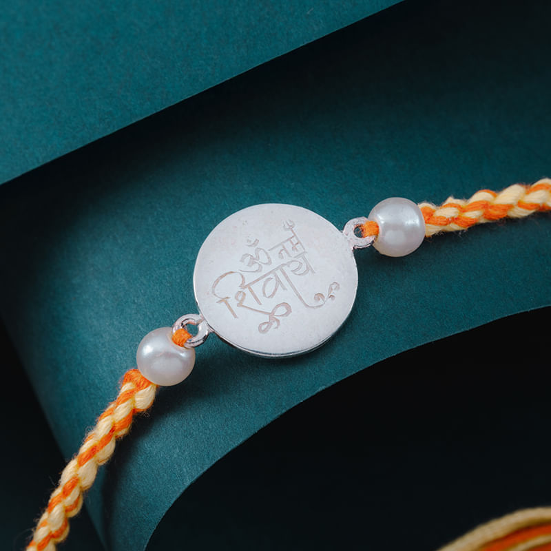 925 Silver Om Namah Shivay Rakhi